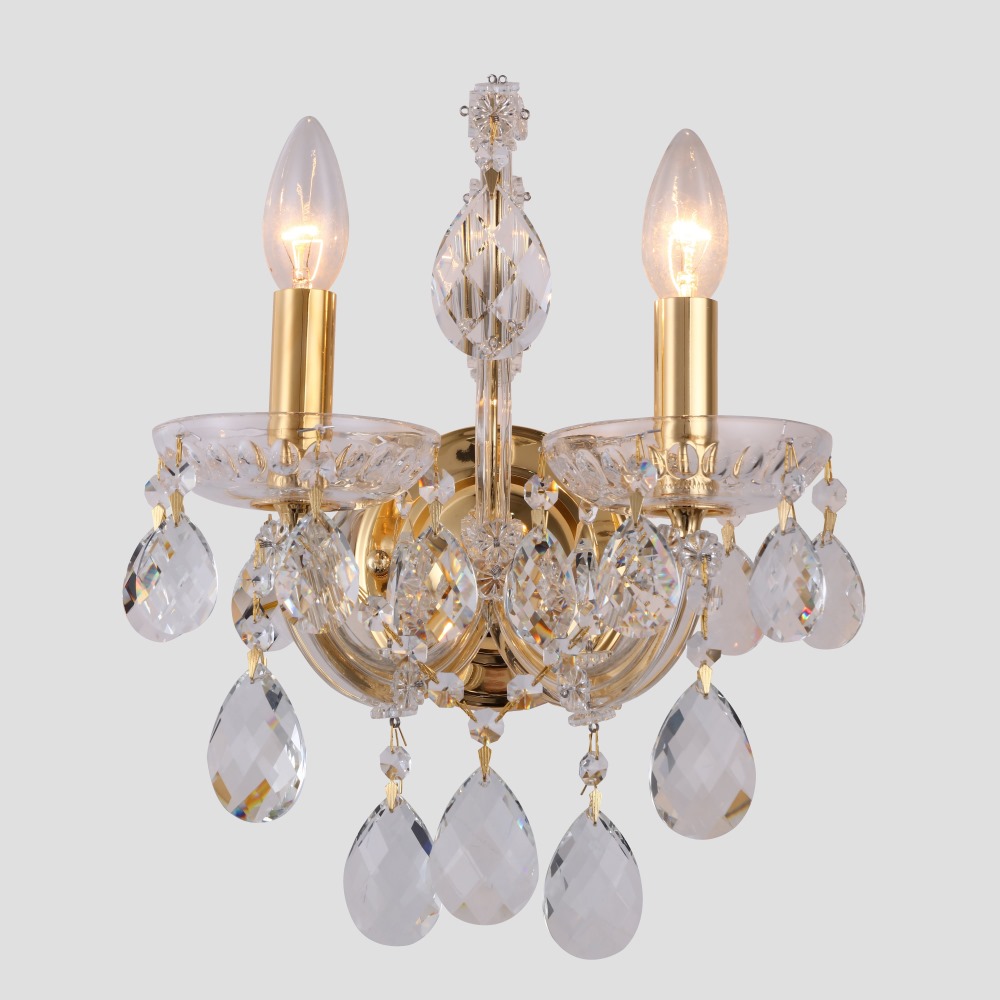 Бра ISABEL AP2 GOLD/TRANSPARENT