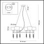 Подвесная люстра Neoclassi 4515/6