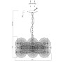 Подвесная люстра Aster MOD007PL-10G