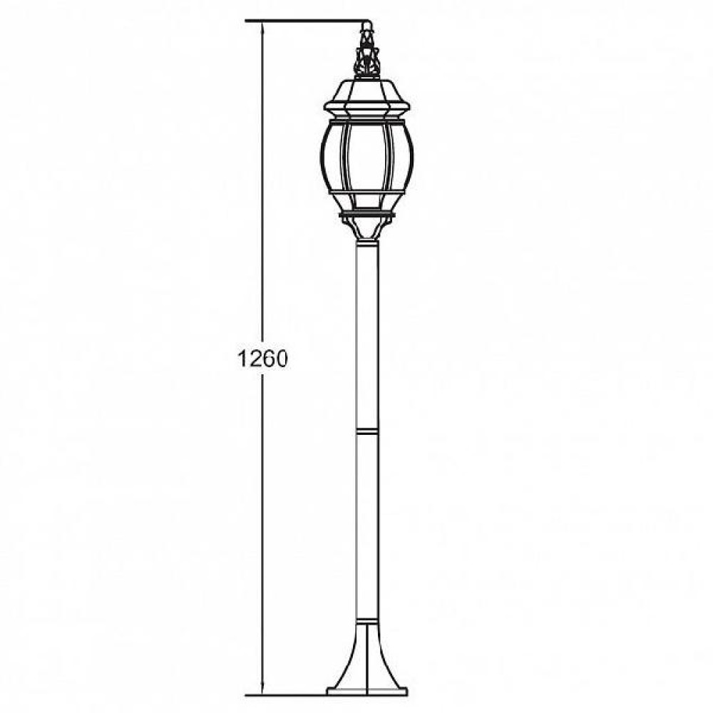 Наземный фонарь  83406S W