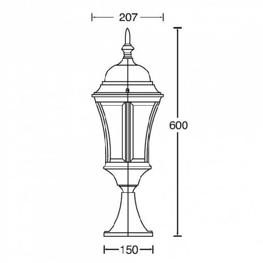 Наземный фонарь  91304L Gb