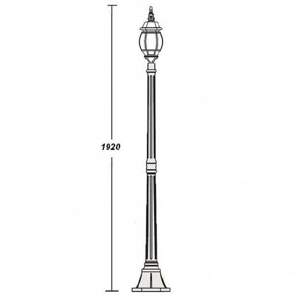 Наземный фонарь  83408S Gb