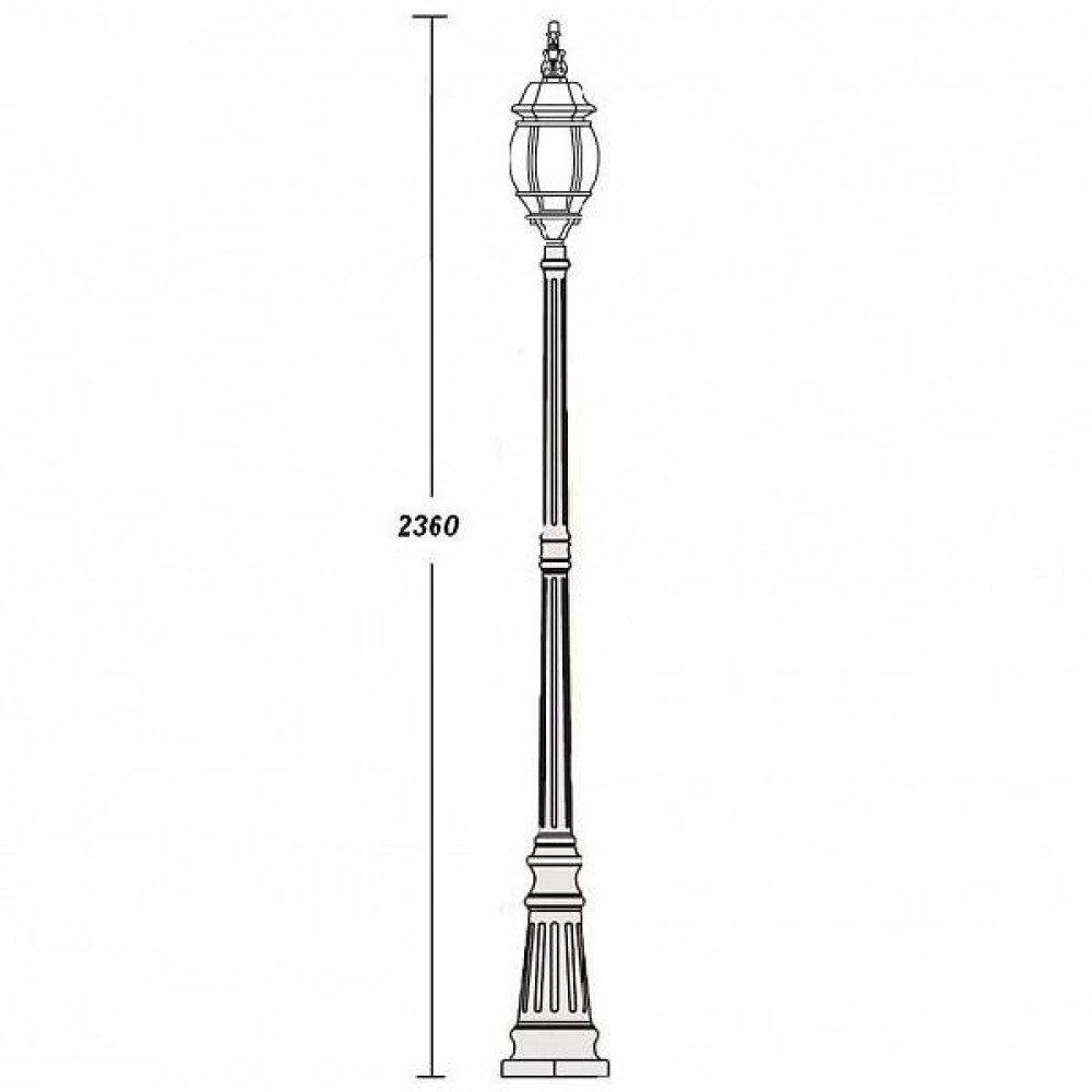 Наземный фонарь  83409L Bl