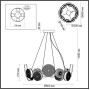 Подвесная люстра Caramella 5412/95L