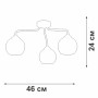Потолочная люстра V3096-9/3PL