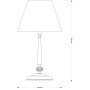 Интерьерная настольная лампа San Marino Lampshade SAN-LG-1(P/A)CR