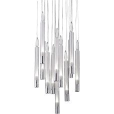 Подвесной светильник Candle P68094-13 chrome