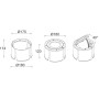 Встраиваемый светильник уличный Встраиваемые светильники c LED W7013-4K Bl